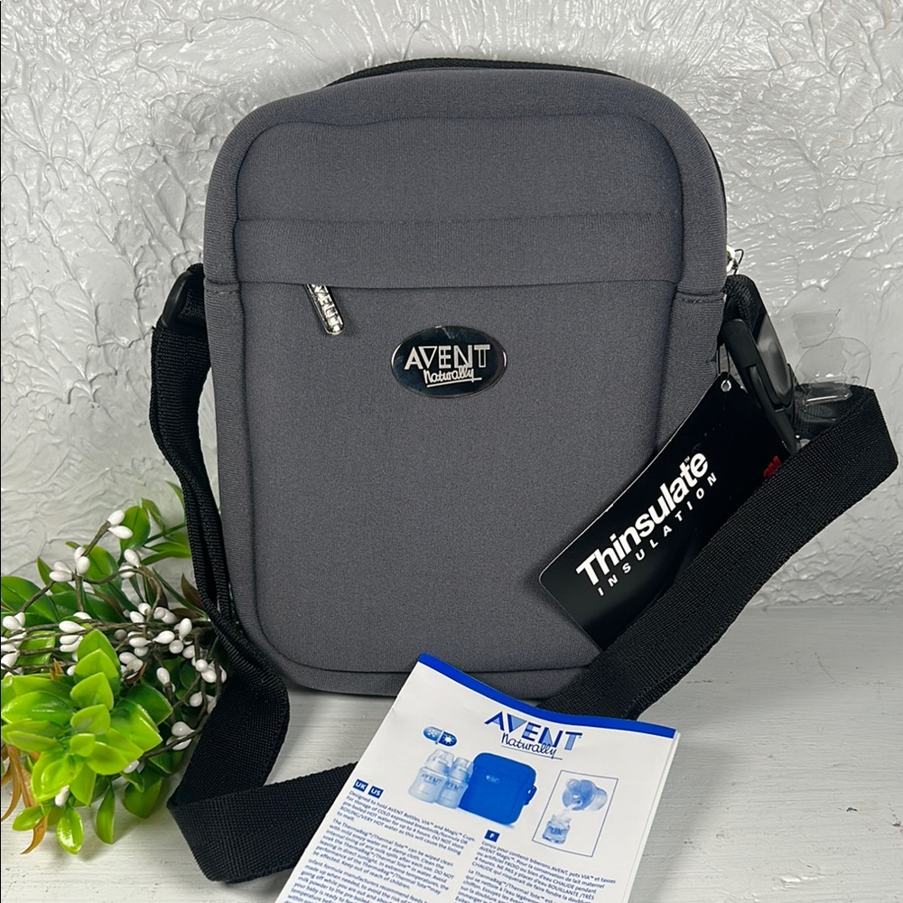 NWT Avent 3M Thinsulate Bag Microfiber Adjustable Strap Bottles Water Snack Bag